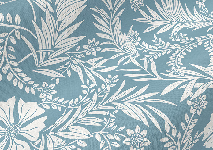 Cadogan, Blue Wedgewood - Motorised Roman Blind - Image 4